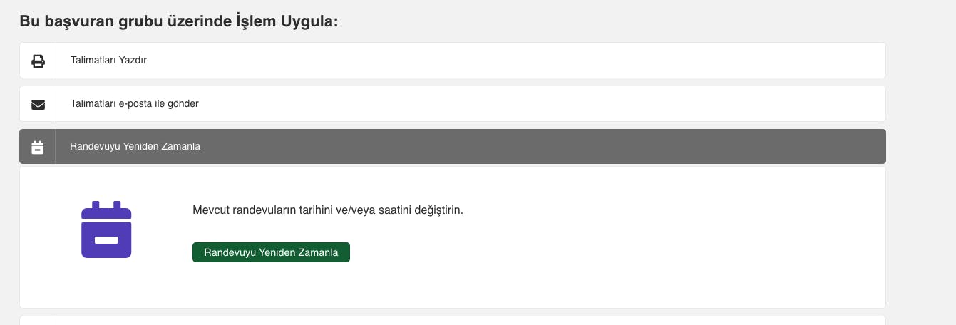 Amerika Randevusunu Yeniden Zamanla
