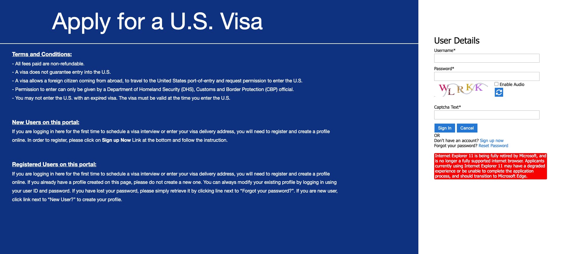 Amerika Vizesi Yeni Platforma Giriş